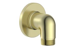 Sapira Traditional Wall Outlet Elbow - Brushed Brass